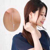 ピアス アメリカンピアス キュービックジルコニア 3連 5-4-3mm 金属アレルギー 金アレ ステンレス 316L サージカル 医療用 人工ダイヤモンド シンプル 揺れる アメピ【全品1個ずつバラ売り】 プレゼント