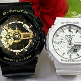 恋人たちのGショック ペアウオッチ G-SHOCK   ペア腕時計 カシオ 2本セット gショック アナデジ GA-110GB-1AJF GMA-S2100-7AJF プレゼント    　クリスマス プレゼント 誕生日 御祝い還暦 銀婚式 結婚記念日 婚約 婚約　夫婦 高級　クリスマス プレゼント