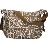 キプリング ショルダーバッグ レディース ブランド Kipling ガブ ロゴ ワンポイント 総柄 KI6525-9GD Cocktail Khaki