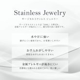 ブレスレット ユニセックス サージカルステンレス 316L マンテル 喜平チェーンブレスレット ハワイアン (シアーズ)  sb43-0001