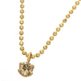 K18 ダイヤモンド ネックレス 0.1ct ペンダント 18金 イエローゴールド シャンパンカラー ダイヤ 一粒石 ジュエリー レディース アクセサリー シンプル 華奢 贈り物 ギフト 誕生日 記念日