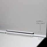 ハワイアンジュエリー 折りたたみ コンパクトミラー Lサイズ 名入れ 刻印 無料 アルミ製 ハワイアン 手彫り オリジナル 折り畳み 卓上 薄型 四角 折立 シンプル ブランド BY THE SEA バイザシー メンズ レディース 誕生日 プレゼント ハロウィン 【品番：MIRROR-L】