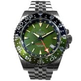 ジーダ ZEEDA デュアルゾーン DUAL-ZONE FLD 腕時計 メンズ 自動巻き GMT DU-KH