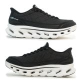 SKECHERS スケッチャーズ スニーカー スリップインズ ゴーウォーク グライドステップ 2.0 コージーフィット ウォーカー 217035 BKW ブラック/ホワイト