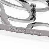 ジョルジオスタメッラ GIORGIO STAMERRA バックルのみ トップ式バックル Gロゴバックル メンズ ブラス100% アルチェ用 幅3.5cm用 FBM GLB1 35 ガンメタル 送別会 誕生日 お中元 結婚祝い 結婚式 高級 父の日 母の日 ホワイトデー