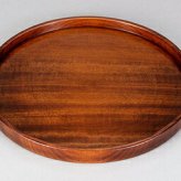 8.0丸盆栃切立 インテリア 漆器 盆 カタログギフト 景品 粗品