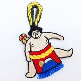 じゃポップ 相撲レスラー 刺繍ブローチ(MCD)