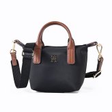 高品質ヨーロッパ輸入モデル トミーヒルフィガー TOMMY HILFIGER トートバッグ ミニトート ミニショルダー POPETTE MICRO レディース ブラック AW0AW18368 BDS BLACK 送別会 誕生日 結婚祝い 結婚式 彼氏 息子 夫 男性 名刺入れ 高級 父の日 母の日 即日発送