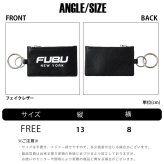 FUBU フブ キーチャーム メンズ レディース fam-62903 キーホルダー コインケース カードケース フラグメントケース 小銭入れ 財布 フェイクレザー ロゴ ストリート ヒップホップ ダンス カジュアル 小物 ギフト プレゼント 2026FW Karlas