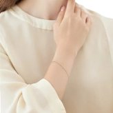 【無料ラッピング】  ヨンドシー 4℃ プラチナ ブレスレット ブランド 正規品 新品 ギフト プレゼント 人気 おすすめ 誕生日 記念日 クリスマス 送料無料