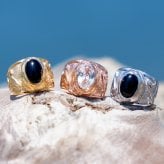 ハワイアンジュエリー ネックレス ステンレス リングネックレス ベビーリング スクロール ゴールド シルバー 金属アレルギー チェーン付き サージカルステンレス つけっぱなしOK プレゼント ペア
