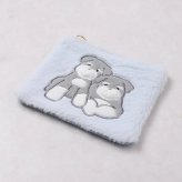 ポーチ もふもふ メイクポーチ アニマル ポーチ もこもこ アニマルフェイス かわいい アクセサリーポーチ ネコ 猫 トイプードル イヌ 犬 ふわふわ ねこ 刺繍 レディース 小物入れ 小銭 コインケース マルチーズ プレゼント フラットポーチ