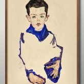 日本製 エゴン シーレ A3 サイズ ポスター アート おしゃれ 絵画 インテリア 北欧 イラスト マット紙 艶消し アートパネル 額 フレーム デザイン 壁掛け ギフト 新築祝い ディスプレイ  速達 送料無料