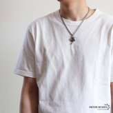 ステンレス スネークネックレス ヘビ ペンダントネックレス ダブル喜平チェーン 6面カット ごつめ シルバー 燻し アニマル ユニーク リアル 鱗 メンズ 男性 金属アレルギー対応