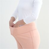 インナーパンツ 冬 レディース 通販 パジャマ下のみ 綿100パンツ 女性 肌着 ナイトウェア あったかパンツ ハイウエストパンツ ルームウェア 12分丈パンツ 防寒インナー 締め付けない 部屋着ズボン コットン100 メローフリル 重ね着インナー 秋冬用