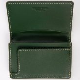 ベリーズヨーク　BELLIES YORK　カードケース　名刺入れ　BYTM1881GR　グリーン　緑色　ベジタブルタンニン　イタリアンレザー　牛革　”エイジングを楽しむ革小物”