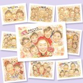 還暦の記念に、長く飾れる手描き似顔絵をお届け。相談しながら作れる、あたたかな似顔絵ギフトです。 還暦 似顔絵 プレゼント 名入れ ギフト 手描き 贈り物 還暦 誕生日 記念 お祝い 大人数 祖母 おばあちゃん 祖父 おじいちゃん 修正無料 名入れ 下書き確認 似てる サプライズ かわいい 一生もの 還暦 傘寿 一生もの 長寿 同窓会 初任給 古希祝い 感謝 大量注文 二次会 お祝いの品 還暦祝い