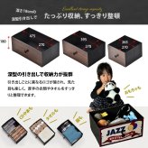 ターンチェスト 2段 5杯 RVLS0285 不織布チェスト 幅102.5cm 奥行30cm 高さ55.5cm 収納 木目柄 リビング収納 北欧 アメカジ ヴィンテージ 小花柄 ボタニカル 木製天板 軽量 大容量 新生活