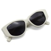 マックスマーラ サングラス MAX MARA MM0161/S 21A 52 サングラス グローバルフィット MM0161-21A-52 オフホワイト ダークグレー ユニセックス
