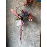 HOOP BOUQUET ドライフラワー  インテリア ギフト プレゼント 誕生日 記念日  母の日 父の日