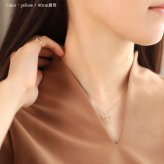 ゴールド ネックレス K18 18金 ネックレス ダイヤモンド ゴールド ネックレス チェーン クロス Lサイズ 十字架 選べる3色 イエロー ピンク ホワイト シンプル 華奢 上品 ご褒美 彼女 妻 女性 レディース 誕生日 プレゼント ハロウィン 【品番：CG-TI-294】