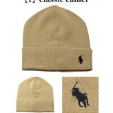 2026 最新 ポロ ラルフローレン ニット帽 メンズ レディース ブランド POLO RALPH LAUREN ロゴ 無地 PC0598 黒 青 ネイビー グレー 帽子 選べるモデル