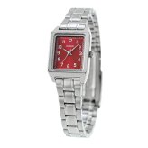 カシオ チープカシオ スタンダード クォーツ 電池式 腕時計 ブランド レディース 海外モデル チプカシ CASIO LTP-B150DA-4BDF アナログ レッド 赤