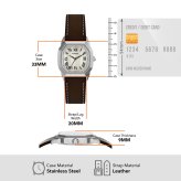 フォッシル FOSSIL 腕時計 メンズ HARLOW アナログ ブラウン レザーウォッチ FS6214【2026 新作】