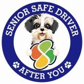 カーサイン 高齢者マーク SENIOR SAFE DRIVER マルックス ステッカー シール 直径13cm 肉球 日本製 車