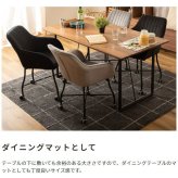 ラグ カーペット マット チェック柄 コットン Sサイズ 長方形 185×185cm 敷物 保湿性 通気性 軽量 折りたためる 折り畳み 綿 リビング 寝室 ダイニング 子供部屋 お洒落