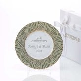  BERNARDAUD ベルナルド オーグスタ デザートプレート 21cm 単品 名入れ彫刻代込み 名前 彫刻 刻印 結婚祝い 結婚記念日 お祝い 誕生日 プレゼント ギフト 記念日 高級 ブランド 結婚式 新築祝い ウェルカムボード 中皿 お皿 プレート 陶器 磁器