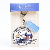 スヌーピー アクリルキーホルダー Yummy enjoy your trip SNOOPY