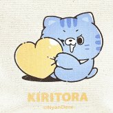 にゃんデレ きりとら キャンバスポーチ