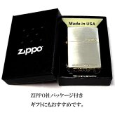 ZIPPO ライター シルバーサテン ゴールドアクセント ジッポ ロゴ 彫刻 おしゃれ シンプル 金銀 レディース メンズ かっこいい ギフト プレゼント