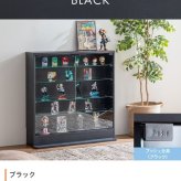 収納家具 ラック 段差式 コレクションボードコレクションケース コレクション収納 キュリオケース コレクション 展示棚 展示ケース ガラス棚 背面ミラー フィギュア 完成品 木製 木目調 ブラウン ホワイト 幅80cm×奥行24cm×高さ81.2cm