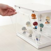 コレクションケース hina White Lily ホワイト・ピンク・イエロー・グリーン 4色展開 収納ラック オープンラック シェルフ 整理棚 収納家具 おしゃれ シンプル 新生活 インテリア 不二貿易