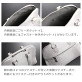 ヒマラヤ スモール クロコダイル 日本製 ハンドバッグ レディース センター取り JRA 両開ファスナー ポロサス 本革 大きめ 安心 保証書 付き レディースバッグ レディースバック ギフト プレゼント 4FA (06001494r)