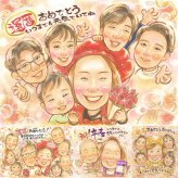 記念日のお祝いに、飾って嬉しい似顔絵をお届けします。 還暦祝い 似顔絵 ギフト 手描き プレゼント 名入れ 贈り物 記念日 敬老の日 長寿 お祝い 大人数 祖父母 ご両親 家族 修正無料 下書き確認 名入れ 似てる かわいい サプライズ 実績多数 60歳 古希 還暦祝い 宝物 お祝いの品 古希祝い 初任給 感謝 喜ばれる 長寿祝い キレイ 卒寿祝い ハロウィン 感謝の品 お祝い返し 贈答品