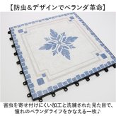ジョイントタイル ベランダ 通販 防虫機能付き ベランダタイル ジョイントパネル タイルデッキ タイル バルコニー床 玄関 庭 テラスマット エクステリア ガーデニング 防草 防虫 遮熱省エネ 日本製 簡単施工DIY 床リフォーム 正方形