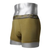 エンポリオアルマーニ：SHINY LOGOBAND ボクサーパンツ 3PK (モス／クレイ／ブルー)[ボクサーパンツ/ 男性下着/ メンズインナー/人気ブランド/おすすめギフト/誕生日プレゼント/メンズファッション]