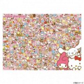 サンリオ ジグソーパズル 600ピース 大好きなサンリオキャラクターズをさがそう 66-221 キャラクター グッズ パズル 子供 大人 おもちゃ 知育玩具 室内遊び プレゼント ギフト サンリオ正規ライセンス品