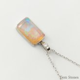 オパール ネックレス 1.376ct ダイヤモンド プラチナ Pt900 ペンダント シンプル エレガント 上品 レディース 宝石 ダイヤ 一粒 一石 ジュエリー 10月 誕生石 プレゼント