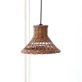 照明 ライト ランプシェード ペンダントランプ ペンダント 藤製 天井 インテリア 器具 吊り下げ リビング おしゃれ リゾート ナチュラル
