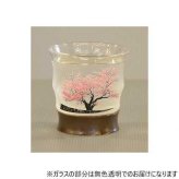 マジックロックグラス 桜 冷感 グラス おしゃれ ガラス コップ 変化 満開桜 有田焼 脚部 磁器 日本製 冷酒 酒器 モダン 和モダン ギフト プレゼント 誕生日 結婚祝い お祝い 父の日 母の日 敬老の日