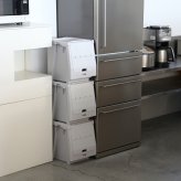 THOR スタッキングシェルフコンテナ 20L セット ソー 前開き 収納ボックス 米国TRUST社 ソー 収納棚 スタッキング 積み重ね 耐荷重120kg 全5色 衣類収納 キャンプ アウトドア 車載 ガレージ クローゼット 防災 インダストリアル