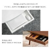 テーブル 引き出し付きドロワー センター リビング ロー 北欧 収納家具 一人暮らし 単身 新生活 模様替え ワンルーム ブラウン ナチュラル 木製 収納 A4 書類 おしゃれ 丸型 シンプル 引き出し収納付き 一人暮らしにもオススメ