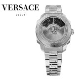 ヴェルサーチェ 腕時計 メンズ レディース ブラック シルバー 38mm VERSACE DYLOS ディロス スイス製 ユニセックス メンズ腕時計 高級 ブランド おしゃれ プレゼント ギフト 成人 卒業 入学
