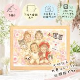 プレゼント 還暦 似顔絵 ギフト 手描き 名入れ 贈り物 還暦 記念日 お祝い 誕生日 60歳 大人数 お父さん 家族 お母さん 両親 下書き確認 修正無料 名入れ 一生もの かわいい 似てる 親孝行 長寿 60歳 還暦 思い出 二次会 メモリアルギフト ウェディングギフト 白寿祝い サプライズ ブライダルギフト 快気祝い 初任給 贈答品 お祝い返し メモリアル