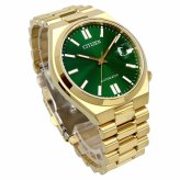 CITIZEN 腕時計 シチズン 時計 ウォッチ シチズン コレクション TSUYOSA Collection ツヨサ コレクション 自動巻き メカニカル グリーン ゴールド メンズ NJ0152-51X [並行輸入品]
