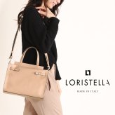 牛革 ショルダーバッグ レディース 2way ストラップ 太め 斜めがけ 肩掛け 本革 牛革 ブランド LORISTELLA ロリステッラ イタリア製 プレゼント ギフト ショルダー 卒業式 入学式 斜め掛け 4FB (07000402-cc-1r)